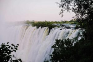 Victoria falls from Zambia