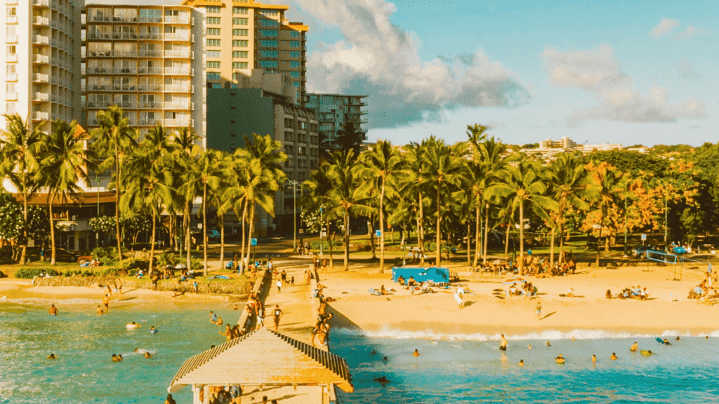 Honolulu beach